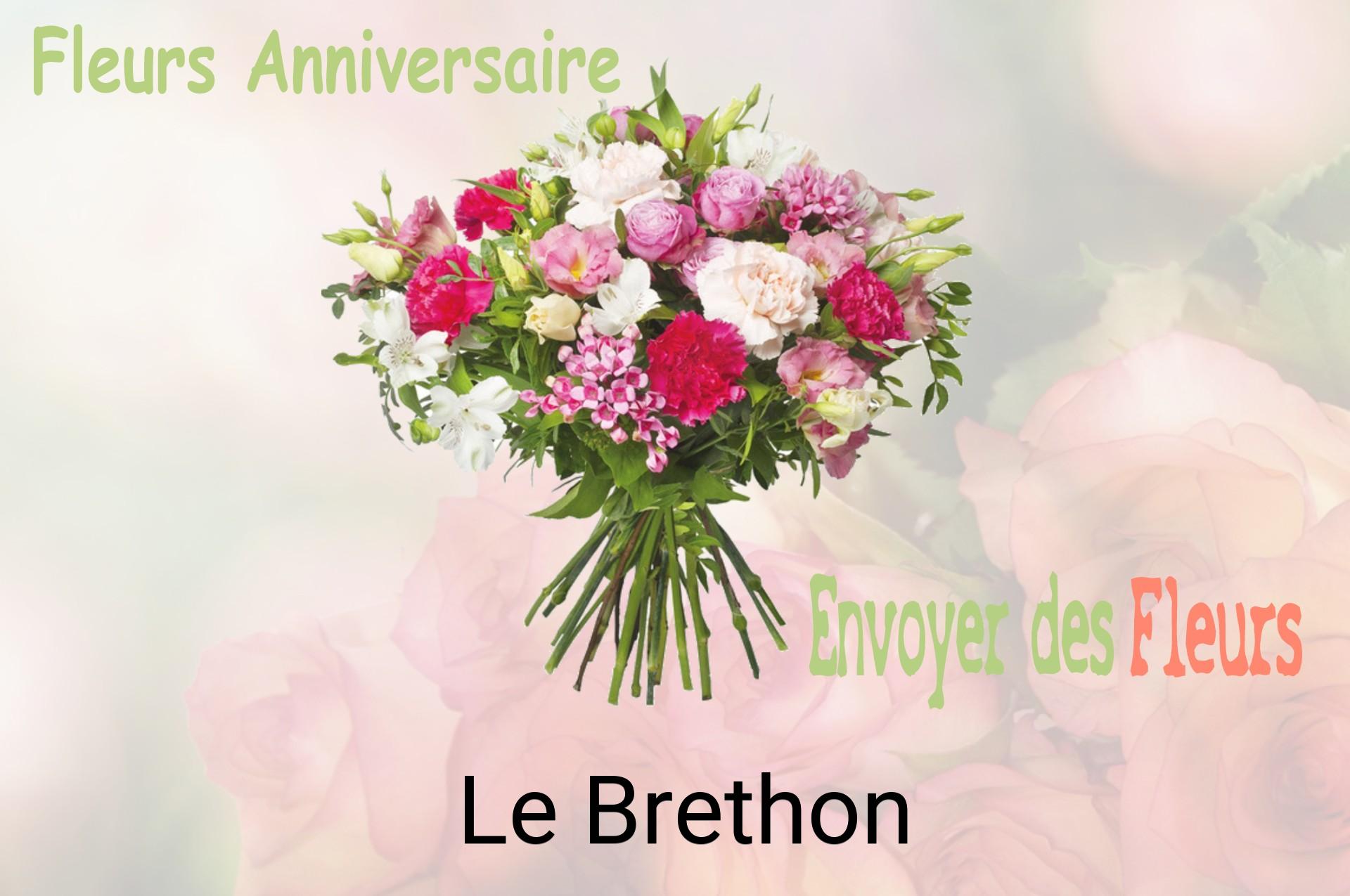 Bouquet de fleurs d’anniversaire livré à Le Brethon
