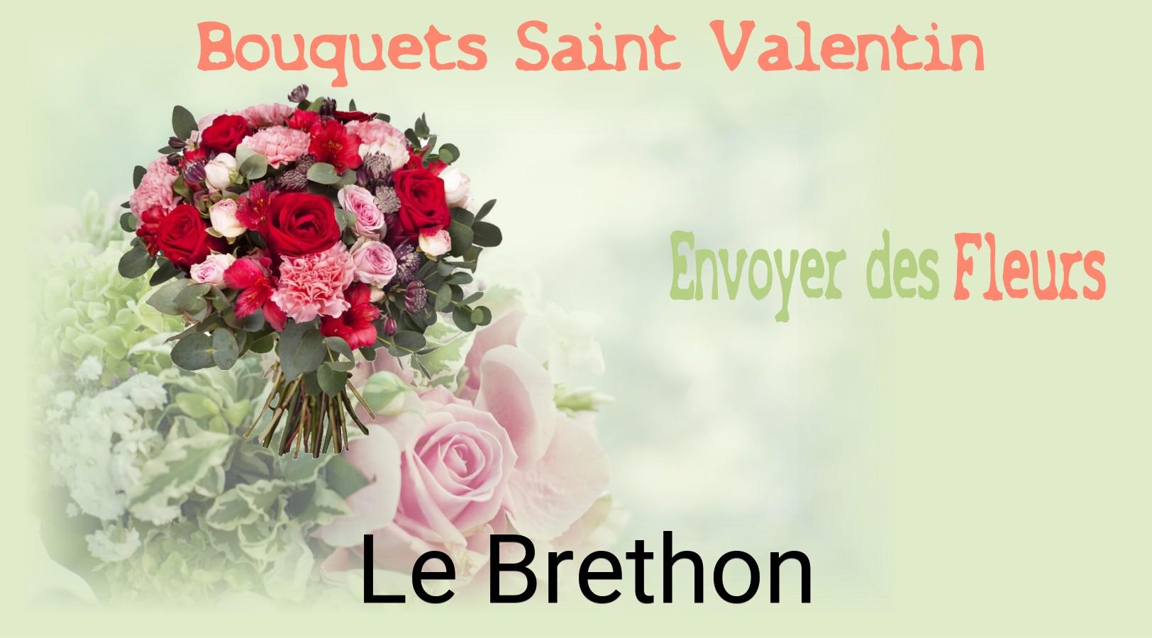 Roses de Saint-Valentin livrées à Le Brethon